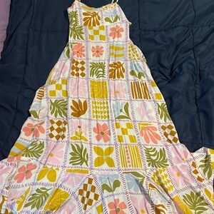 Floral Patchwork Maxi Dress